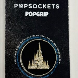 Disney 50th Anniversary PopSocket Black and Gold Castle Design Phone Grip